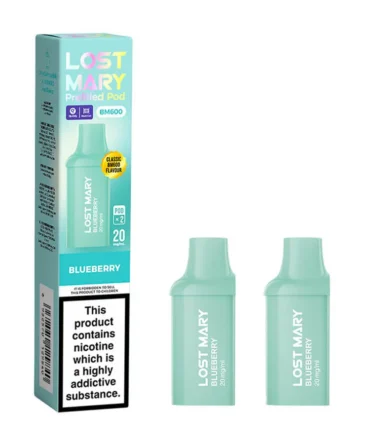 Blueberry BM600 Prefilled Pods by Lost Mary £4.95 £5.95 5 For £20