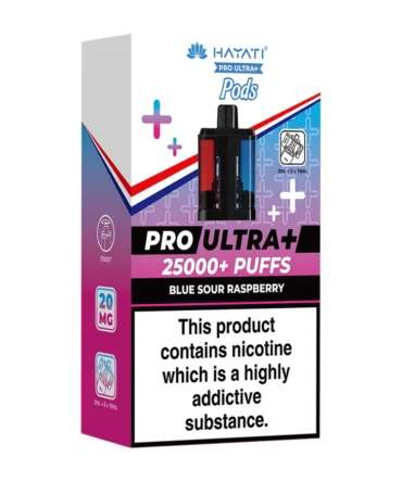 Blueberry Sour Raspberry Pro Ultra Plus 25K Prefilled Pod + Refill by Hayati