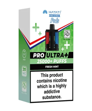 Fresh Mint Pro Ultra Plus 25K Prefilled Pod + Refill by Hayati