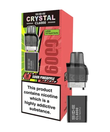 Sour Pineapple Crystal CL6000 Prefilled Pods by SKE