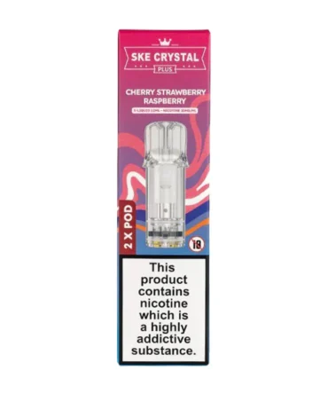 Cherry Strawberry Raspberry Crystal Plus Prefilled Pods by SKE