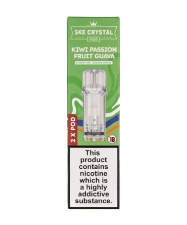 Kiwi Passion Fruit Guava Crystal Plus Prefilled Pods by SKE