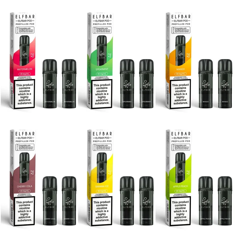 ELF BAR 600 PREFILLED PODS 20MG (20 PACK)