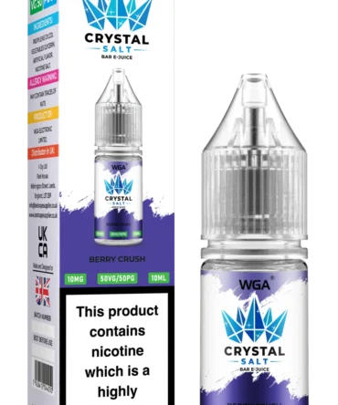 WGA Crystal Salt Bar E-Juice 10ml Nic Salts