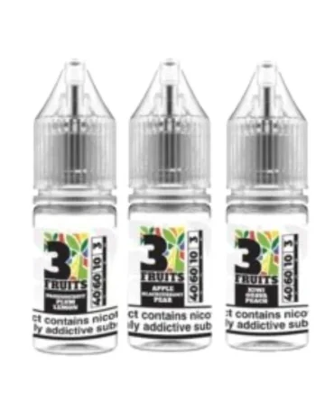 3 Fruits 10ML E-Liquid (Pack of 10)