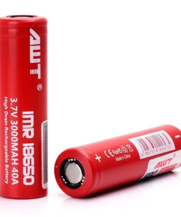 AWT 18650 3000 mAh 40A Battery Pack of 2
