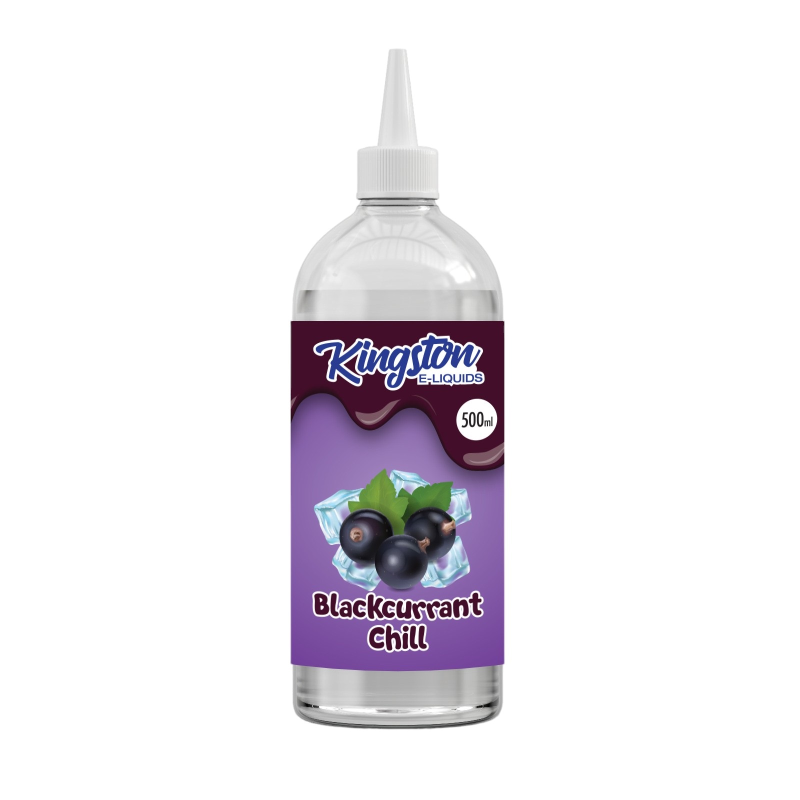 BLACKCURRANT CHILL 500ML E-LIQUID BY KINGSTON