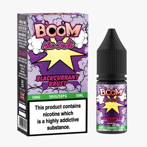 Boom Nic Salts 10ml E-liquids - Box of 10