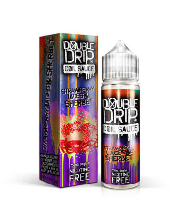 Double Drip Strawberry Laces & Sherbet Shortfill E-Liquid 50ml