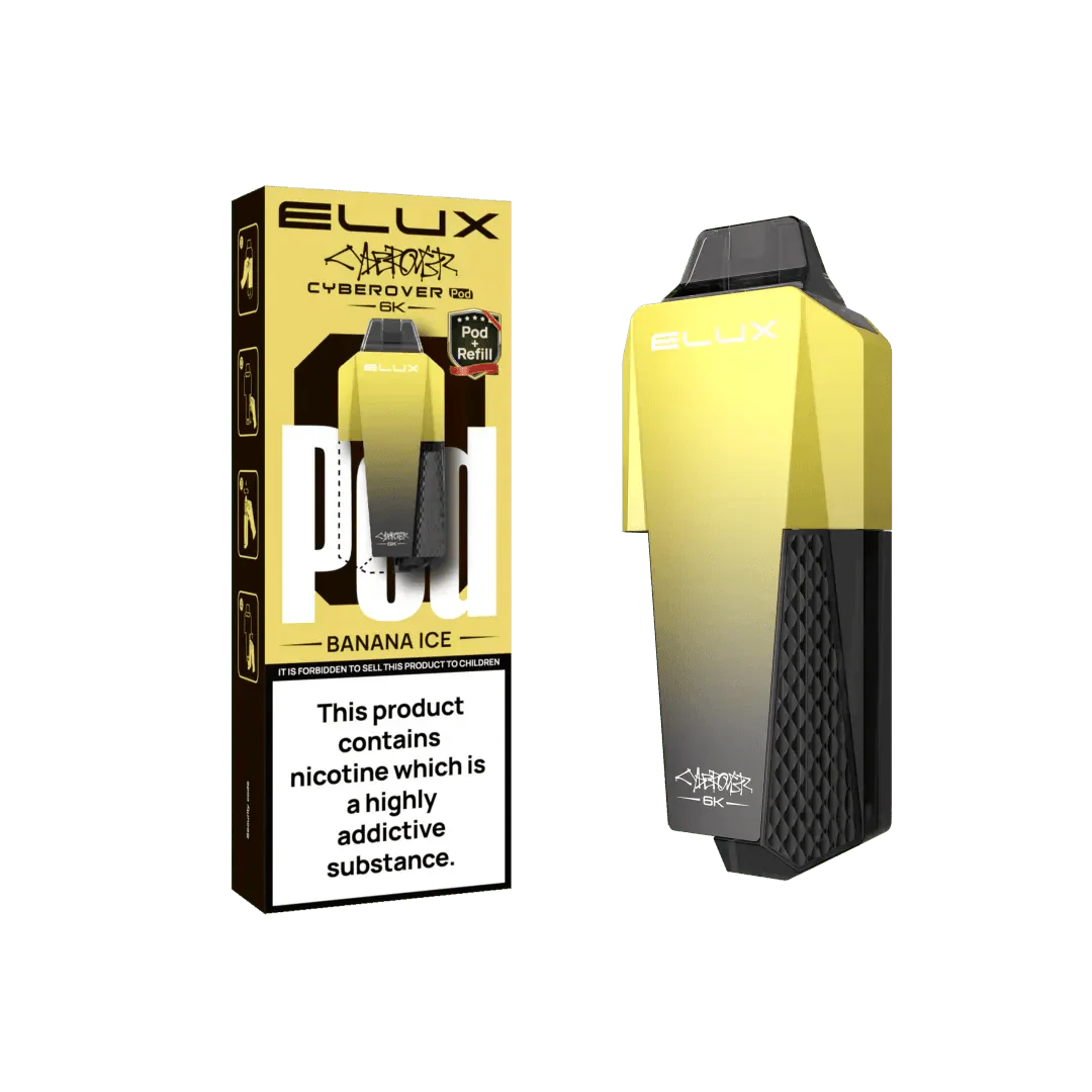 Box of 5 Elux Cyberover 6000 Puffs Vape Kit