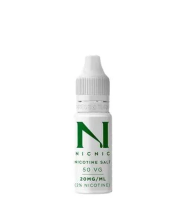NIC NIC - NICOTINE SALT SHOT 20MG 50VG [BOX OF 120]