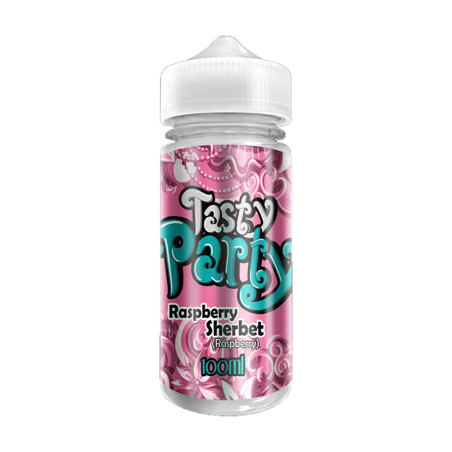 Raspberry Sherbet 100ml Shortfill E-Liquid By Tasty Party